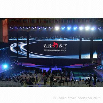 Slim Rental Mobile LED Display with Special Design, 500 x 500mm Aluminum Cabinet, Easy Installation